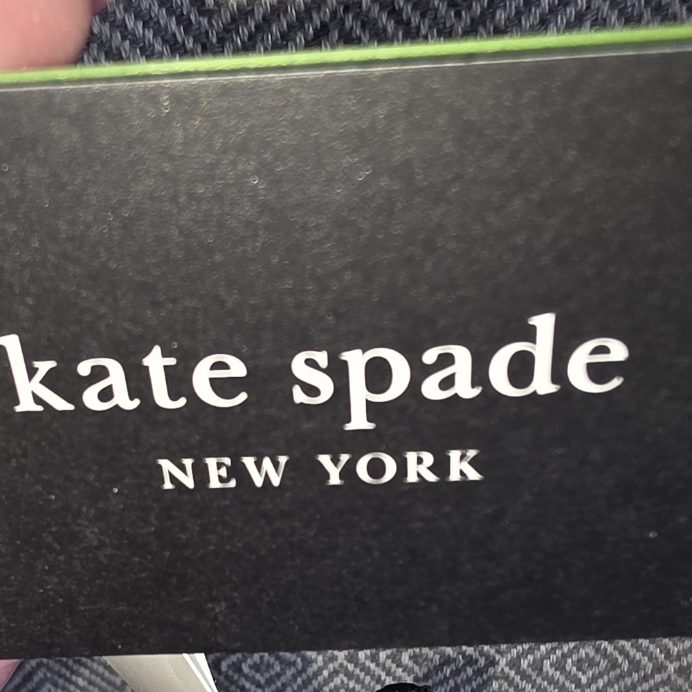 Kate Spade Leopard Print Scarf - Black and Tan - Picture 3 of 6